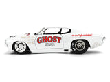 1971 Chevrolet Chevelle SS "Ghost SS" White with Graphics "Bigtime Muscle" Series 1/24 Diecast Model Car by Jada