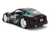 2020 Toyota GR Supra "HKS" Matte Black with Graphics "JDM Tuners" Series 1/24 Diecast Model Car by Jada