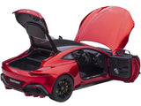 2019 Aston Martin Vantage RHD (Right Hand Drive) Hyper Red Metallic with Carbon Top 1/18 Model Car by AUTOart