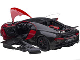 2019 Bugatti Chiron Sport Italian Red and Carbon Black 1/18 Model Car by AUTOart