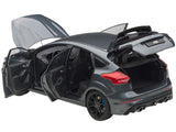 2016 Ford Focus RS Stealth Gray Metallic 1/18 Model Car by AUTOart
