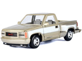 1992 GMC Sierra GT Pickup Truck Gold Metallic with White Sides "American Classics" Series 1/24 Diecast Model by Motormax