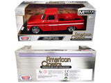 1966 Chevrolet C10 Fleetside Pickup Truck Red "Maxx Design" "American Classics" Series 1/24 Diecast Model by Motormax