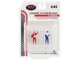 "Racing Legends" 90's Figures (2 Piece Set) for 1/43 Scale Models by American Diorama