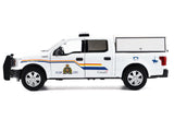 2019 Ford F-150 Lariat Crew Cab Pickup Truck with Camper Box "Royal Canadian Mounted Police" White "Law Enforcement and Public Service" Series 1/27 Diecast Model Car by Motormax