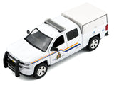 2017 Chevrolet Silverado 1500 LT Z71 Crew Cab Pickup Truck with Camper Box "Royal Canadian Mounted Police" White "Law Enforcement and Public Service" Series 1/27 Diecast Model Car by Motormax