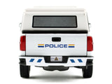 2017 Chevrolet Silverado 1500 LT Z71 Crew Cab Pickup Truck with Camper Box "Royal Canadian Mounted Police" White "Law Enforcement and Public Service" Series 1/27 Diecast Model Car by Motormax