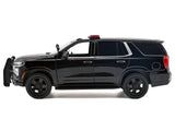 2025 Chevrolet Tahoe PPV Black "Custom Builder's Kit - Law Enforcement and Public Service" Series 1/24 Diecast Model Car by Motormax