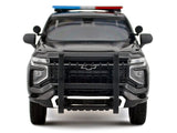 2025 Chevrolet Tahoe PPV Black "Custom Builder's Kit - Law Enforcement and Public Service" Series 1/24 Diecast Model Car by Motormax
