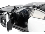 2023 Dodge Charger Pursuit Police Car Black and White "Law Enforcement and Public Service" Series 1/24 Diecast Model Car by Motormax
