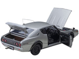 Nissan Skyline 2000GT-R (KPGC110) RHD (Right Hand Drive) Silver Metallic 1/18 Model Car by AUTOart