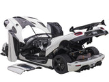 Koenigsegg Agera RS White and Carbon Black 1/18 Model Car by AUTOart