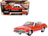 1974 Ford Pinto Orange with White Top "Forgotten Classics" Series 1/24 Diecast Model Car by Motormax