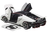 Lamborghini Centenario Bianci Isis / Solid White with Carbon Top 1/18 Model Car by AUTOart