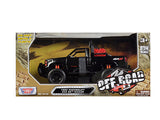 1992 Chevrolet 454 SS Pickup Truck Off Road Black 1/24 Diecast Model by Motormax