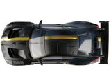 BMW M4 GT3 Matte Black with Gold Stripes "Midnight Eclipse" Series 1/24 Diecast Model Car by Motormax