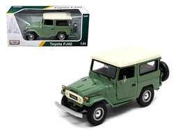 Toyota FJ40 Medium Green 1/24 Diecast Model by Motormax