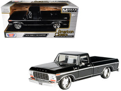 1979 Ford F-150 Custom Pickup Truck Black "Maxx Design" Series 1/24 Diecast Model by Motormax
