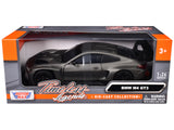 BMW M4 GT3 Matte Black "Timeless Legends" Series 1/24 Diecast Model Car by Motormax