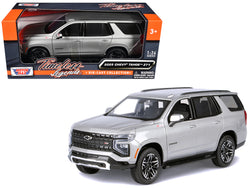 2025 Chevrolet Tahoe Z71 Gray Metallic "Timeless Legends" Series 1/24 Diecast Model by Motormax