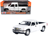 2006 Chevrolet Silverado 1500 Pickup Truck White "Timeless Legends" Series 1/25 Diecast Model by Motormax