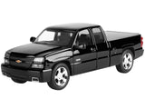 2006 Chevrolet Silverado SS Pickup Truck Black "Timeless Legends" Series 1/25 Diecast Model by Motormax