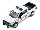 2019 Ford F-150 Lariat Crew Cab Pickup Truck "Royal Canadian Mounted Police" White with Flashing Light Bar and Front and Rear Lights and Sounds "Law Enforcement and Public Service" Series 1/27 Diecast Model Car by Motormax