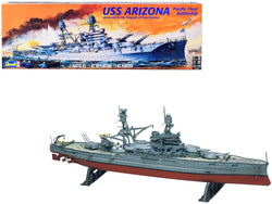 USS Arizona Pacific Fleet Battleship "Memorial to the Tragedy of Pearl Harbor" Plastic Model Kit (Skill Level 4)  1/426 Scale Model by Revell