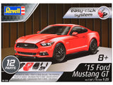 2015 Ford Mustang GT Easy_Click Plastic Model Kit (Skill Level 2) 1/25 Scale Model by Revell