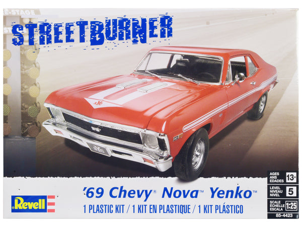 1969 Chevrolet Nova Yenko "Street Burner" Plastic Model Kit (Skill Level 5) 1/25 Scale Model by Revell