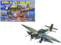 Junkers STUKA JU 87G-1 Tank Buster Bomber Aircraft 1/48 Scale Plastic Model Kit (Skill Level 4) by Revell