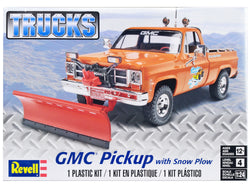 GMC Pickup Truck with Snow Plow 1/24 Scale Plastic Model Kit (Skill Level 4) by Revell