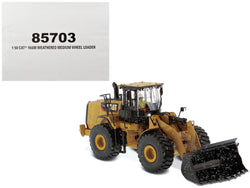 CAT Caterpillar 966M Wheel Loader with Operator (Dirty Version) "Weathered" Series 1/50 Diecast Model by Diecast Masters