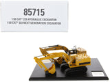 CAT Caterpillar 225 Hydraulic Escavator and CAT Caterpillar 323 Next Generation Hydraulic Escavator Set of 2 pieces "Evolution Series" 1/50 Diecast Models by Diecast Masters