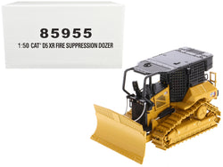 CAT Caterpillar D5 XR Fire Suppression Track Type Dozer Yellow High Line Series 1/50 Diecast Model by Diecast Masters