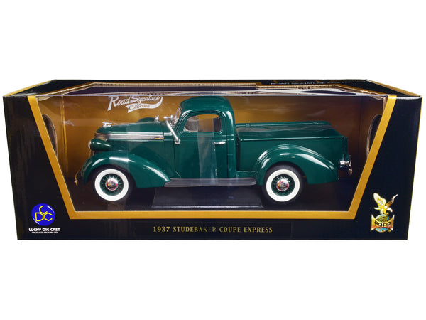 1937 Studebaker Express Pickup Green 1/18 Diecast Model by Road Signature