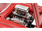 1961 Chevrolet Corvette Gasser Roman Red with Red Interior Limited Edition to 300 pieces Worldwide 1/18 Diecast Model Car by ACME