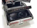 1968 Shelby GT500 KR Convertible Black with White Stripes Limited Edition to 480 pieces Worldwide 1/18 Diecast Model Car by ACME