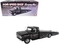 1970 Dodge D-300 Ramp Truck Black "Don's Speed Shop" Limited Edition to 300 pieces Worldwide 1/18 Diecast Model by ACME