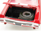 1970 Chevrolet Chevelle SS 454 LS6 Cranberry Red with White Stripes and Red Interior Limited Edition to 454 pieces Worldwide 1/18 Diecast Model Car by ACME