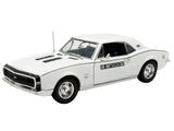 1967 Chevrolet Camaro RS/SS "Car Craft Test Car" White Limited Edition to 180 pieces Worldwide 1/18 Diecast Model Car by ACME