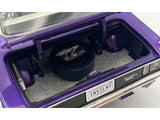 1971 Plymouth Barracuda Violet Metallic and White Limited Edition to 350 pieces Worldwide 1/18 Diecast Model Car by ACME