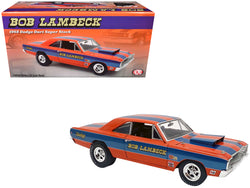1968 Dodge Dart Super Stock "Bob Lambeck" Blue and Orange Limited Edition to 400 pieces Worldwide 1/18 Diecast Model Car by ACME