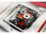 1964 Dodge 330 "Ramchargers" White with Red Graphics and Stripes Limited Edition to 504 pieces Worldwide 1/18 Diecast Model Car by ACME