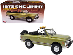 1972 GMC Jimmy Olive Metallic with White Top "KC Highlighter" Limited Edition to 300 pieces Worldwide 1/18 Diecast Model by ACME