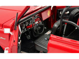 1972 Chevrolet Blazer K/5 "The Chief - Winder Fire Department Georgia Battalion 1" Red with White Top Limited Edition to 246 pieces Worldwide 1/18 Diecast Model Car by ACME