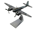 Messerschmitt Me 410A-1 Aircraft "U5+FE Lt. Rudolf Abrahamczik 14./KG.2 Laon-Athies Airfield France" (1943) German Luftwaffe "The Aviation Archive" Series 1/72 Diecast Model Car by Corgi