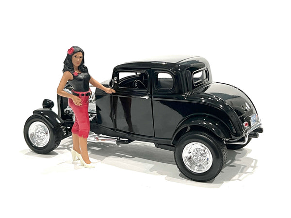 "Pin-Up Girls" Carroll Accessory Figure for 1/18 Scale Models by American Diorama