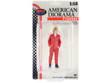 "Racing Legends" 70's Accessory Figures (2 Piece Set) for 1/18 Scale Models by American Diorama