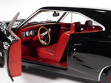 1969 Dodge Coronet Super Bee "Muscle Car & Corvette Nationals" (MCACN) Black with Red Interior "American Muscle" Series 1/18 Diecast Model Car by Autoworld